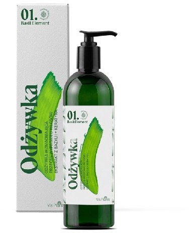 Vis Plantis 01.Basil Element Odżywka wzmacniająca przeciw wypadaniu włosów 300ml ELFA PHARM