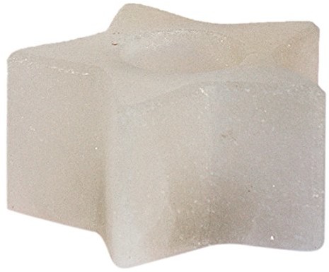 Himalaya Salt Dreams Salt Dreams 4041678006785 świecznik na świeczki typu tealight z kryształów soli himalajskiej monitora w kształcie gwiazdy, biały Line 4041678006785