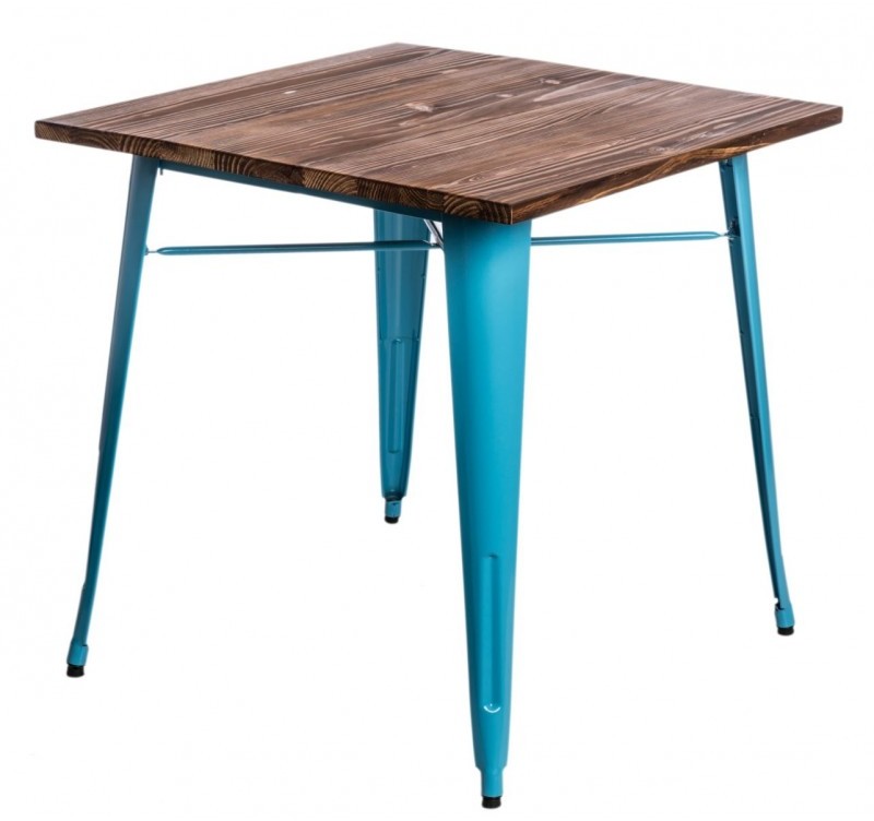 D2.Design Stół Paris Wood niebieski sosna 98718