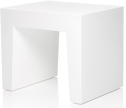 Fatboy taboret Concrete Seat, biały CON-WHT