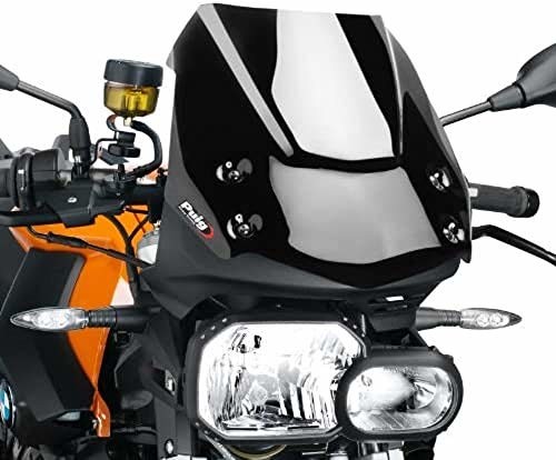 Puig 5051N przednia szyba Naked New Generation Sport, czarna 5051N