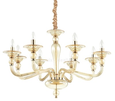 Ideal Lux Lampa wisząca Danieli kol bursztynowy 159973)