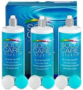 Menicon Zestaw Solo Care Aqua 3x360 ml