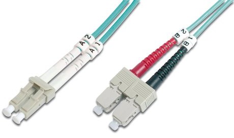 DIGITUS Professional Digitus DK-2532  02/3 adapter Multimode Duplex OM3 Patch Cable (LC/SC, 2 m) 4016032249580