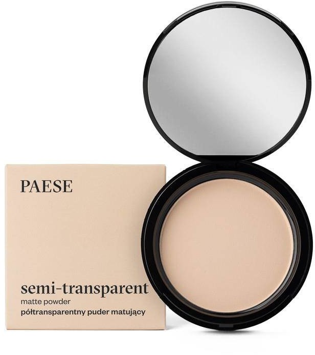 PAESE Semi-Transparent Matte Powder półtransparentny puder matujący 1A Ciepły Beż 9g 108161-uniw