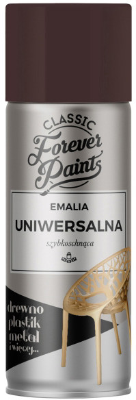 Forever paints Emalia uniwersalna szybkoschnąca Forever Paints 400 ml brązowa czekoladowa