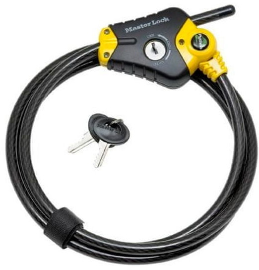 Masterlock Zamek linowy skracający 8420EURD Master Lock Python 10mm