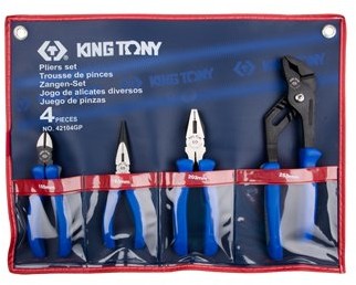 KING TONY Zestaw szczypiec 42104GP