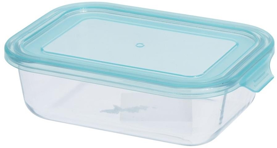 EH Excellent Houseware Pojemnik kuchenny na żywność szklany z uszczelką 0,6L szczelny 120219