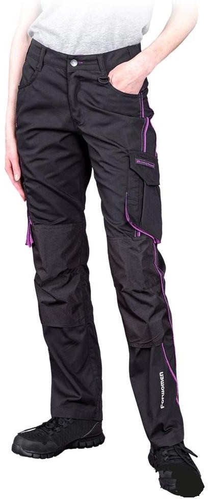 Leber & Hollman LH-FWN-T - długie damskie spodnie ochronne FORWOMEN, canvas, 65% poliester, 35% bawełna, 220 g/m - 36-50.