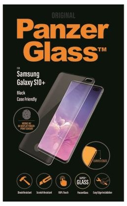 PanzerGlass Szkło hartowane do Samsung Galaxy S10+ czarne 7186