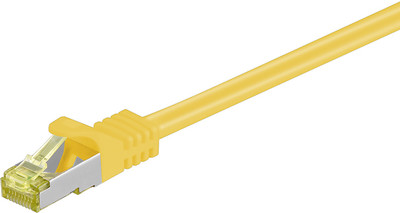 MicroConnect MicroConnect S/FTP CAT7 1m Yellow LSZH SFTP701Y