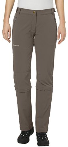 Vaude spodnie damskie Farley Stretch Capri T-Zip II, brązowy, 34 045775090340