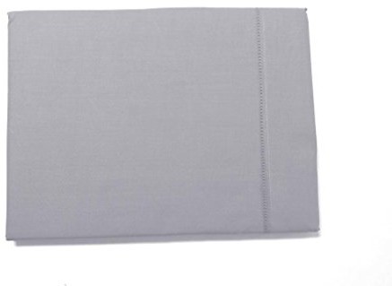 Camille 214013 Camille prześcieradło na łóżko z bawełny Perkal bawełna szary 300 x 240 cm 214013