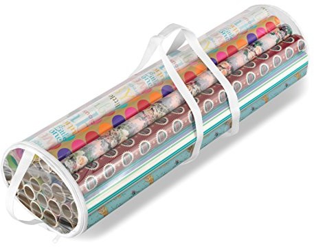 Whitmor WHITMOR 6044  4924 Gift wrap organizer, Clear by WHITMOR 6044-4924