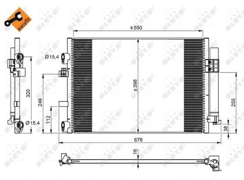 NRF Skraplacz, klimatyzacja 350209