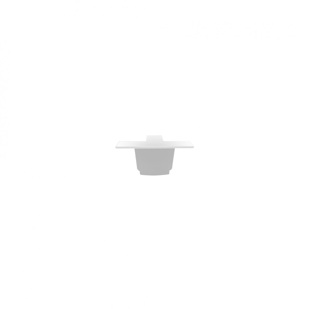 Nowodvorski Zakończenie szynoprzewodu wpuszczane 3 FAZY CTLS RECESSED DEAD END CAP WHITE 8688