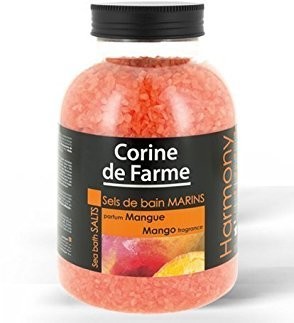 Sarbec Cosmetics Ltd corine de farme Natural Sea Salts Harmony Bath Salts with Mango 1.3 kg by corine de farme 13311