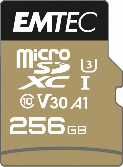 Emtec Speedin Pro MicroSDXC 256GB UHS-I/U3 A1 V30 ECMSDM256GXC10SP ECMSDM256GXC10SP