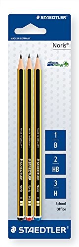 Staedtler 120 karta HB-H, 3 ST, blistrze firmy s bk3d Noris ołówka sortowane, B 120-S BK3D