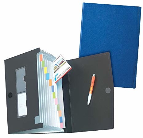 Herlitz 1978048 teczka z przegródkami (A4 PP, 12 przegródek) posortowana pod względem koloru 1978048