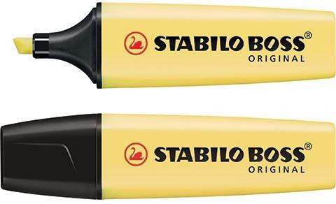 Stabilo Zakreślacz Boss pastelowy żółty (10szt) STABILO