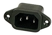 Connectors 220002 kaltgerae Tee inbau wtyczka, 250 V/10 AMP PSCM1