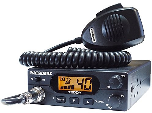 Président President Teddy ASC CB radio Czarny TEDDY ASC