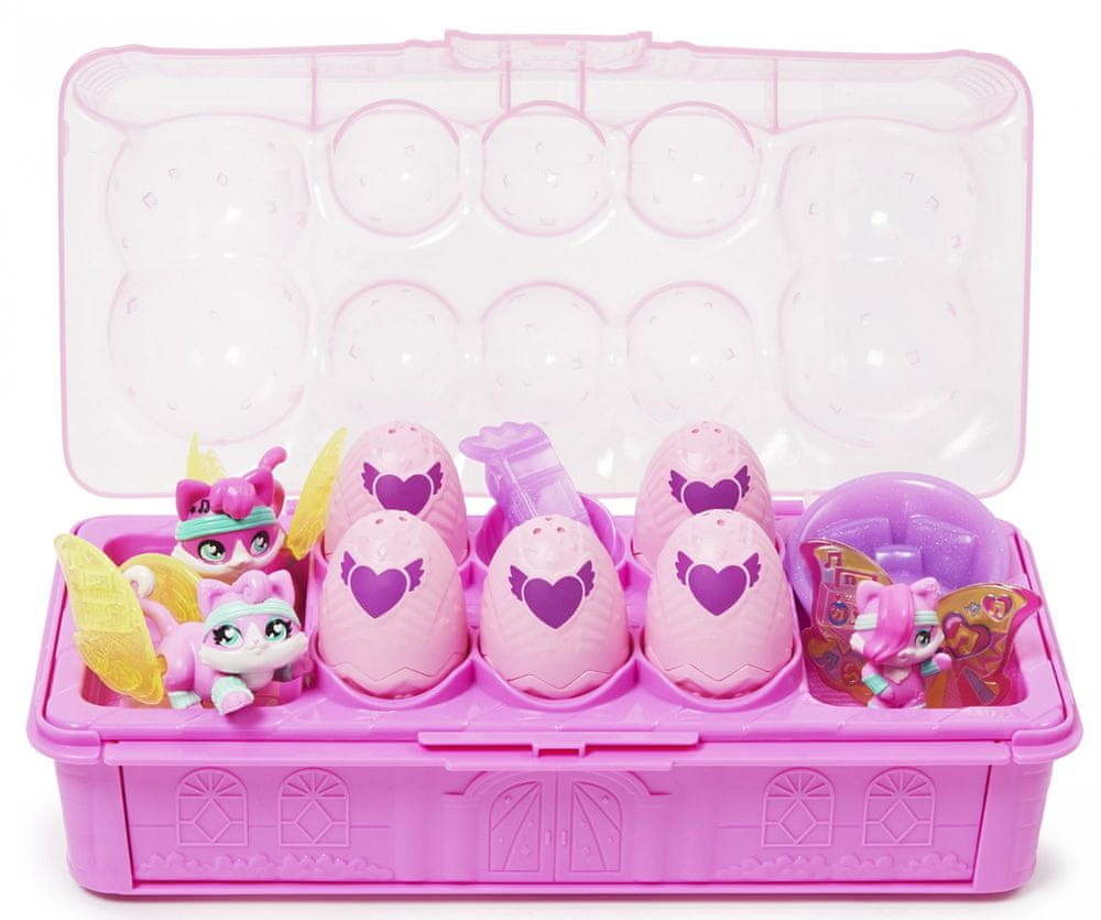 Spin Master Hatchimals Rodzinne opakowanie w kartonie z kotkami