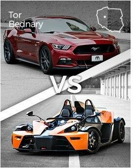 Jazda Ford Mustang vs KTM X-BOW  Tor Bednary P0006717