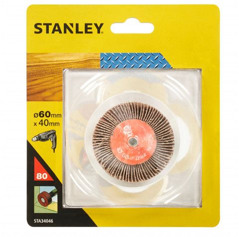 Stanley Ściernica listkowa do wiertarek, fi 6mm 40x20mm, 80gr. STA34046