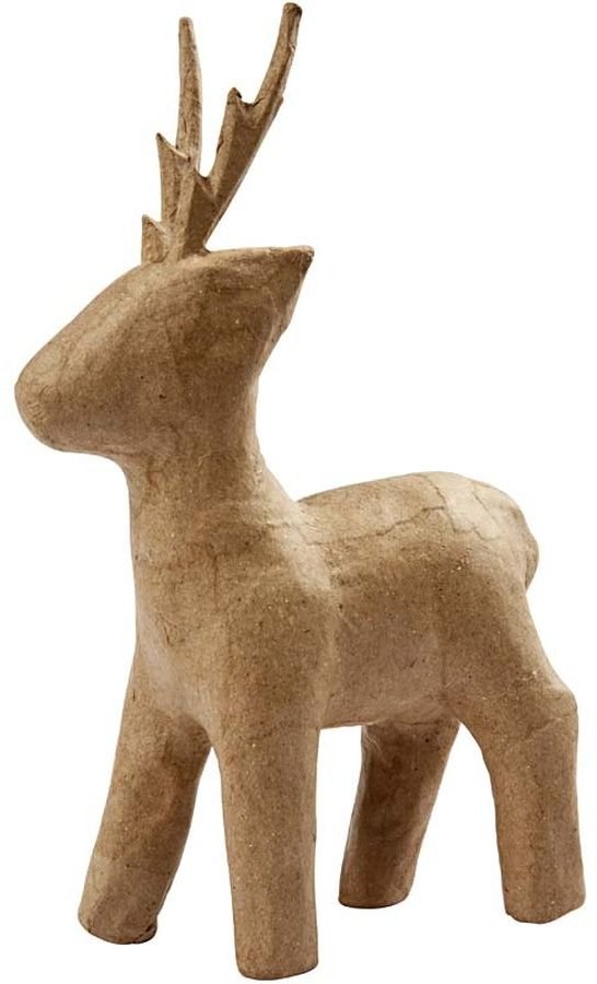 Creativ Company AS Creativ Company, jeleń stojący, Papier Mache, 22,5 cm