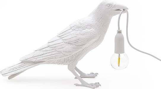 Seletti Lampa Bird biała zewnętrzna Waiting 14722