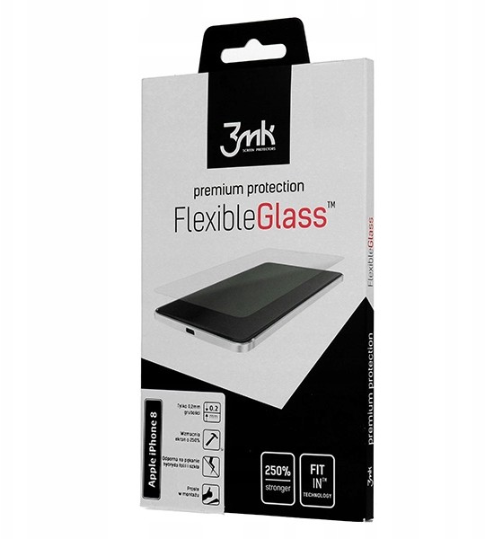 3MK Hartowane szkło hybrydowe FlexibleGlass iPhone