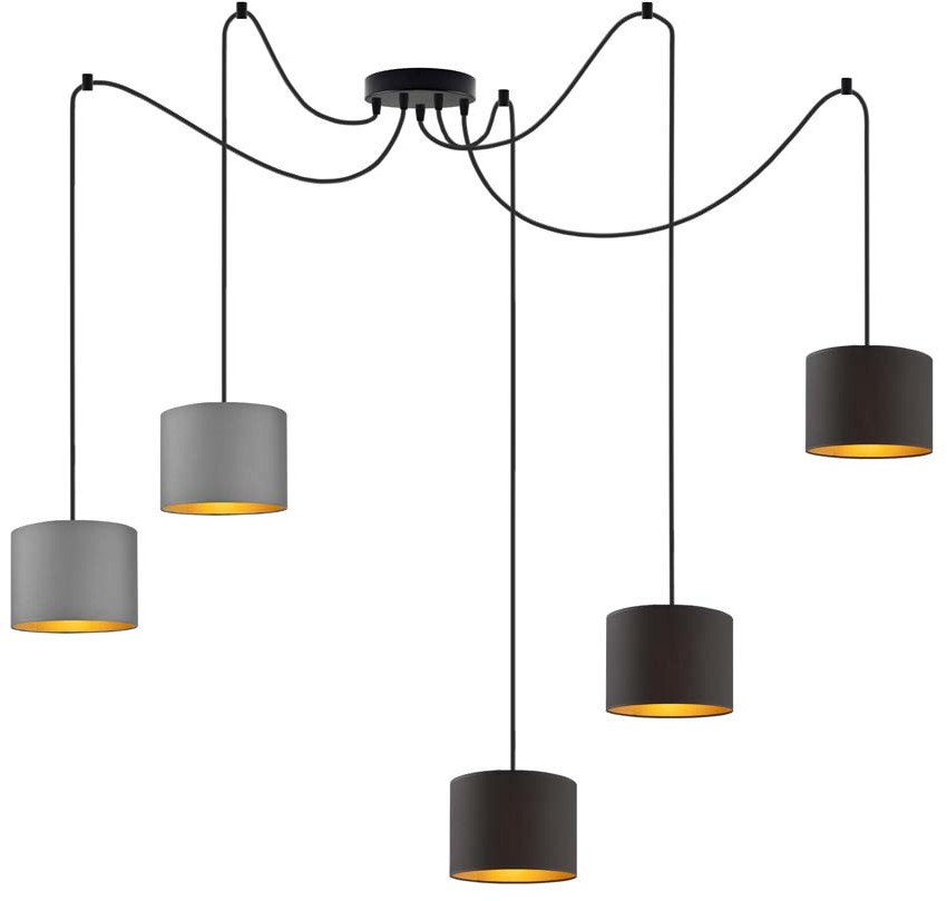 LYSNE Lampa wisząca z regulacją WAIKIKI GOLD 400040/92 W5