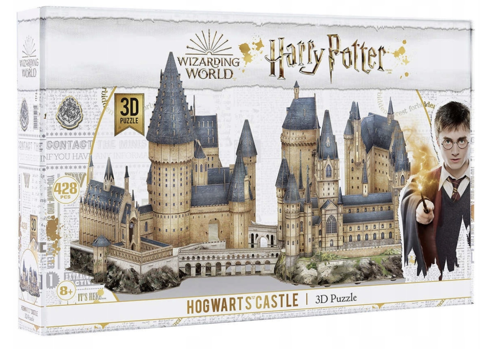 Ogromna Replika Hogwartu Harry Poter 60cmX90cm 3D
