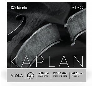 D'Addario D'Addario Kaplan Vivo Viola Zestaw strun do altówki Medium Medium Tension KV410 MM