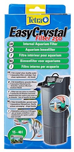 Tetra EasyCrystal filtr wewnętrzny do akwarium (do krystalicznie czystej zdrowej wody, łatwa pielęgnacja, bez mokrych dłoni podczas wymiany filtra, intensywne mechaniczne filtrowanie chemiczne), różne 151567