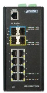 Planet Switch zarządzalny IGS-5225-8T2S2X 8-Port 1000Mb/s + 2-Port 1000Base-X SFP + 2-Port SFP+ przemysłowy SPP9SZBZH060