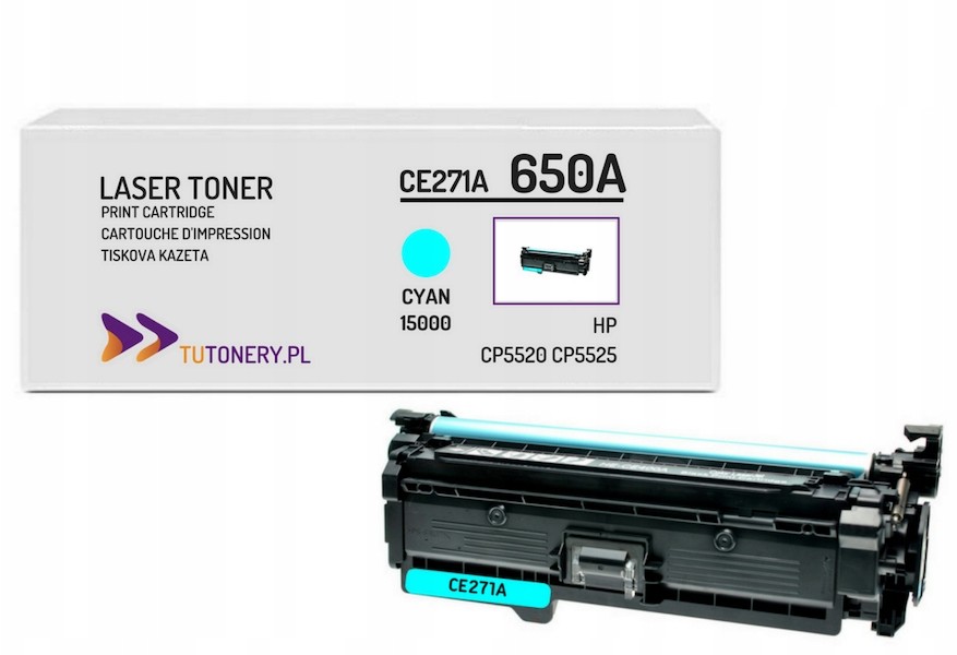 Toner Do Hp CE271A 650A Cyan CP5525 M750