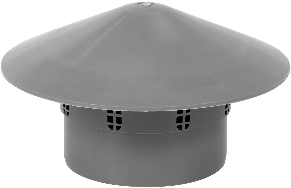 Tycner Wywiewka z siatką 110 mm szara