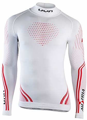 UYN Natyon Austria Uw Lg_sl.Turtle Neck podkoszulek funkcyjny, biały, L-XL