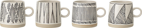 Bloomingville Kubki Eliana 4 szt. 82043419