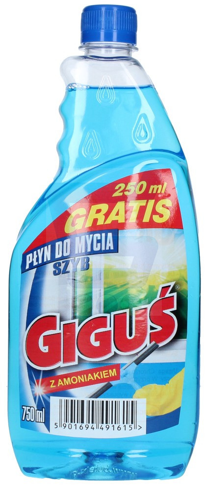 GIGUŚ Płyn do mycia szyb Z Amoniakiem 750 ml