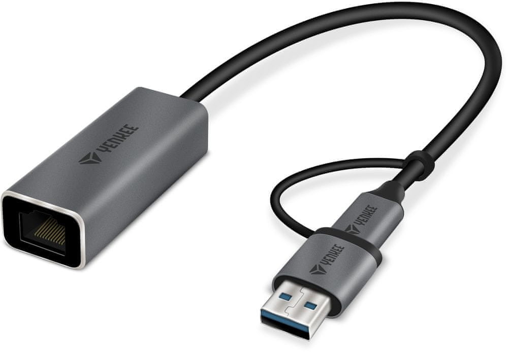 Yenkee Adapter USB C do RJ 45 Ethernet YTC 013