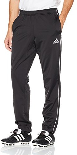 Adidas Męskie spodnie poliester Core 18 - xxl czarny/biały CE9050