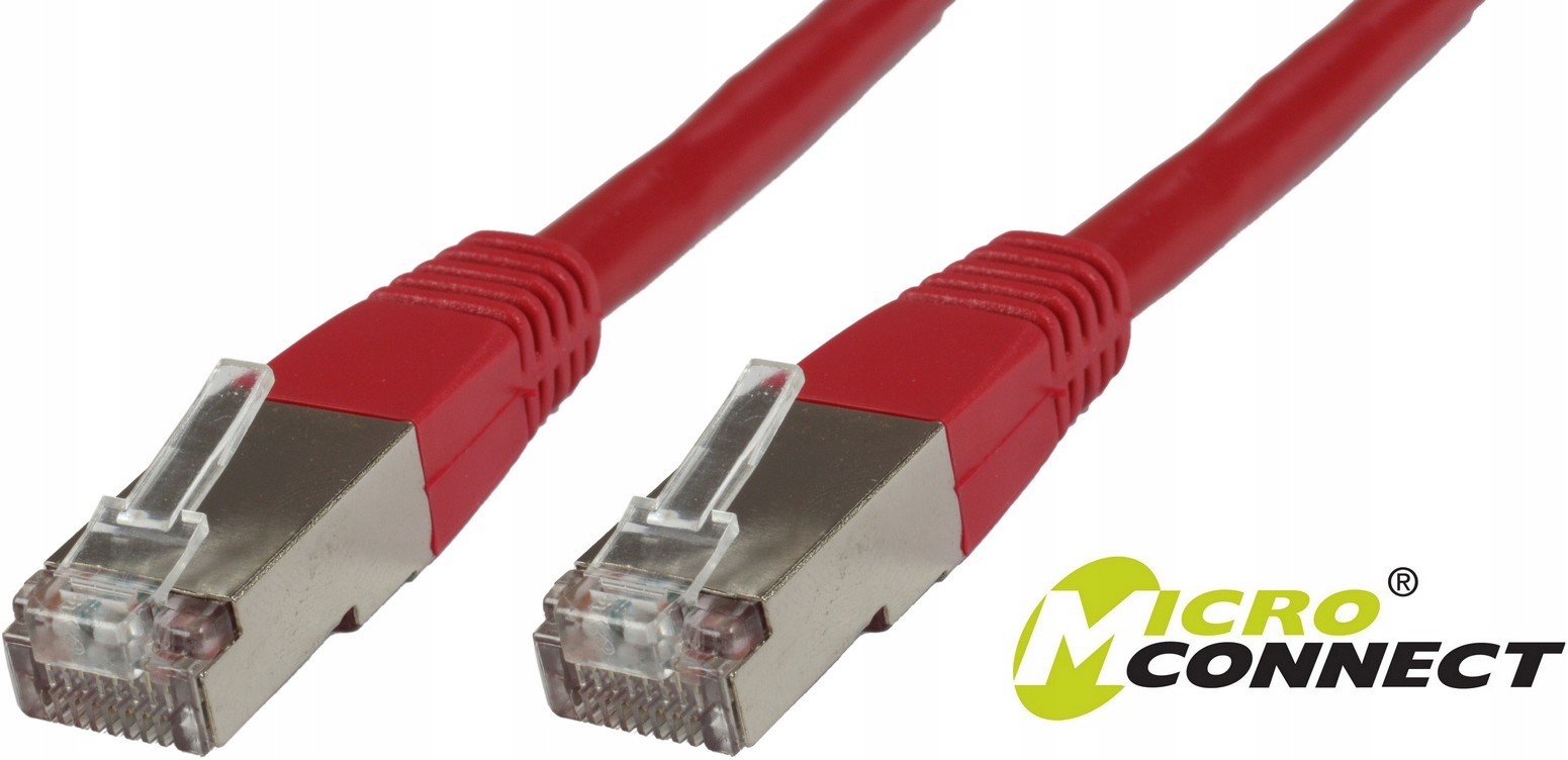 Patchcord S/ftp CAT6 2m czerwony