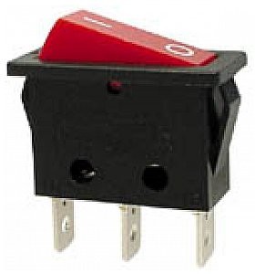 Velleman Włącznik tablicowy kołyskowy POWER ROCKER SWITCH 10A-250V SPST ON-OFF - WITH RED NEON LIGHT R902