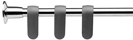 Croydex Fineline Grey Plastic Shower Curtain Hooks ad115131 by Croydex AD115131