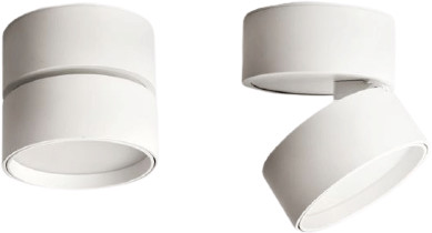 Abigali Spot LAMPA sufitowa ALIDOR MBD-W-18-120WW Abigali metalowa OPRAWA regulowana LED 18W 3000K reflektorek biały MBD-W-18-120WW